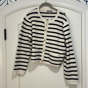 J.Crew cardigan with gold buttons. NWT.